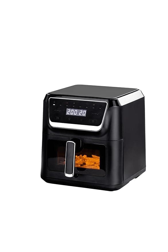 Russell Hobbs RAF8000 1700W 8L Digital Air Fryer | 8-in-1 Pre-Set Programs | Rapid Air Circulation, Even Cooking | Adjustable Temperature (40°C-200°C) | Removable Baking Tray