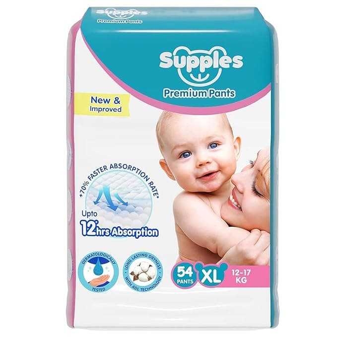 Amazon Brand - Supples Premium Baby Diaper Pants