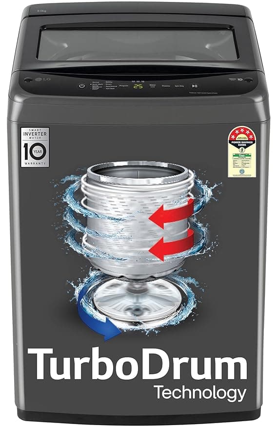 LG Smart Inverter Technology Fully Automatic Top Load Washing Machine