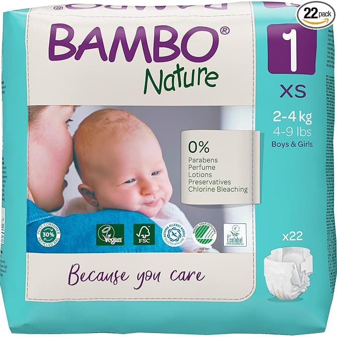 Bambo Nature Premium Baby Tape Diapers for New Born Baby